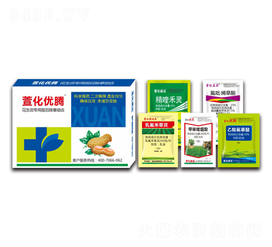 花生田專用苗后除草組合-萱化優騰-萱化威遠