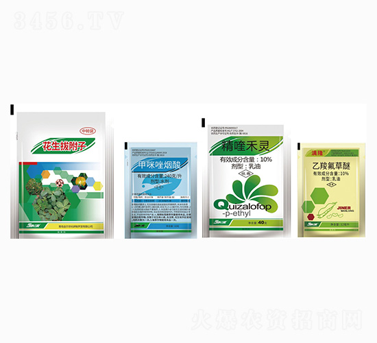 10%精喹禾靈+240克每升甲咪唑煙酸+10%乙羧氟草醚-花生拔附子-金爾農化